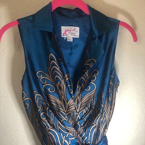 Cece's New York  Sleeveless Blue Dress Size 4